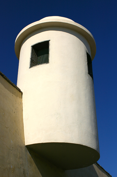 Corner tower