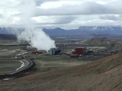 Power Station at the Myvatn-sea
