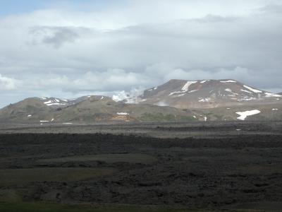 Walking back to the camping-site