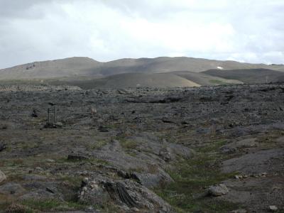 Walking back to the camping-site