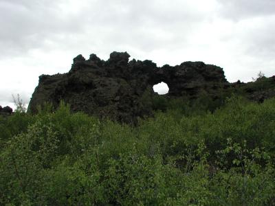 Volcano-rocks at Dimmuborgir