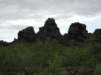 Volcano-rocks at Dimmuborgir