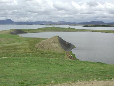 Strange crater-landscape