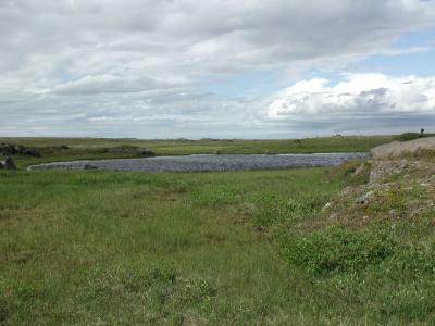 Walking back to the camping-site