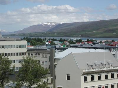 Walking through Akureyri (Sculptures, Churches, etc.)