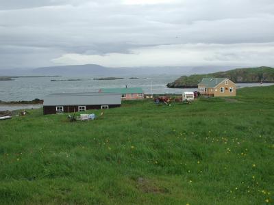 Walking through a fishing-village