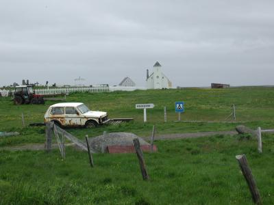 Walking through a fishing-village