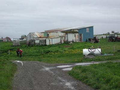 Walking through a fishing-village