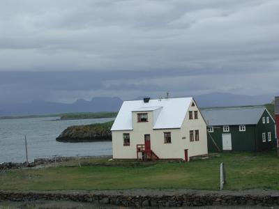 Walking through a fishing-village