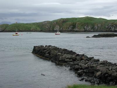 Walking through a fishing-village