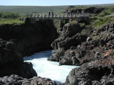Bjanarfoss Waterfall