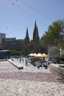St Pauls from Federation  Square