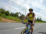 cycling back to Pengerang jetty