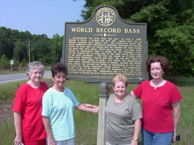 World Record Bass Caught Near Jacksonville, Ga.