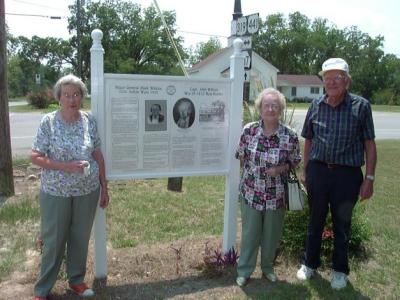 This Marker Tells of Great History Of The Willcox Family