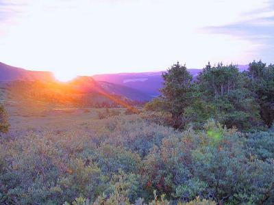 Sunrise, Last Day on the Continental Divide