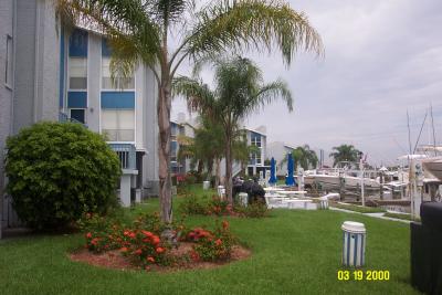 Looking toward the Intercoastal waterway from the back lawn and marina. Picnic tables and grills are plentiful. Intra.jpg