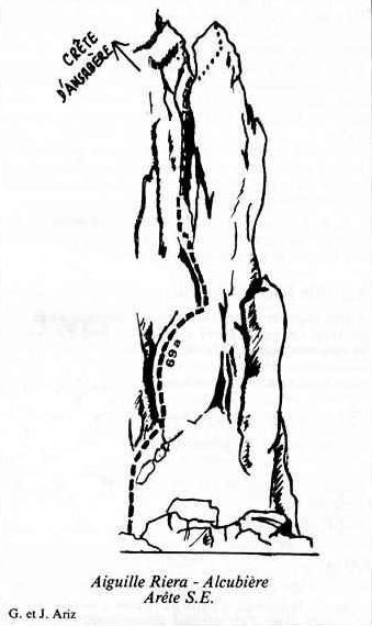 Aiguille Riera-Alcubire-It. 69a/. 69b/. 69c/. 69d/.