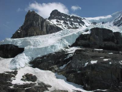 Right of Athabasca Glacier