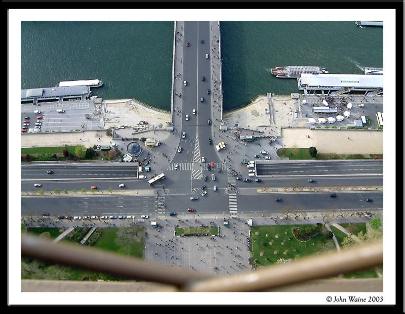 Eiffel Tower view - not for wimps!