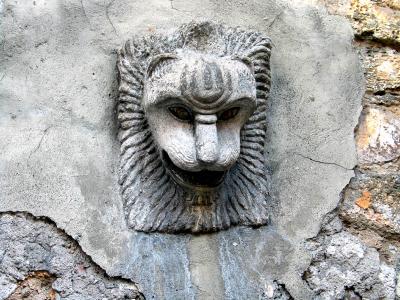 lion fountain, la Catedral de la Asuncin