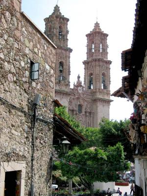 Santa Prisca bell towers