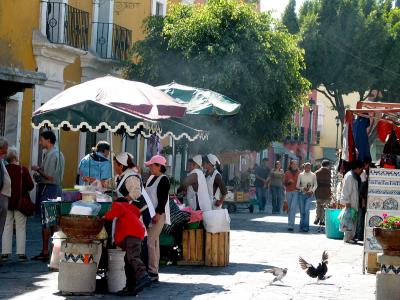 vendors, plaza de los artists