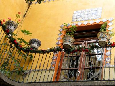 balcony, talavera factory