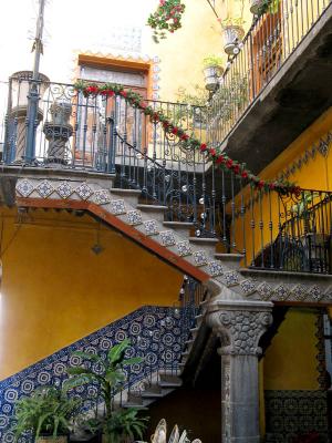 stair detail, talavera factory