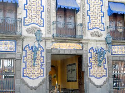 building facade, talavera