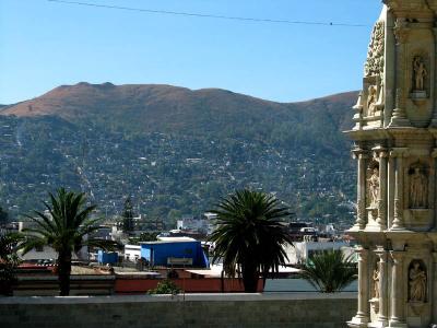 oaxaxa view, basilica de la soledad