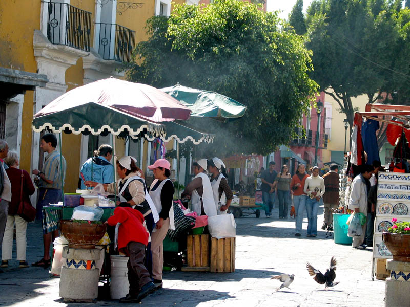 vendors, plaza de los artists