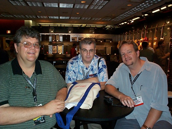 Peter Riley, me and Mike Eldred