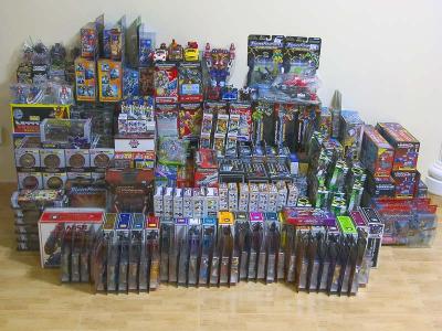 My Whole Transformers Collection as of 26th April '05