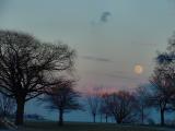 Moonrise over Lake St. Clair