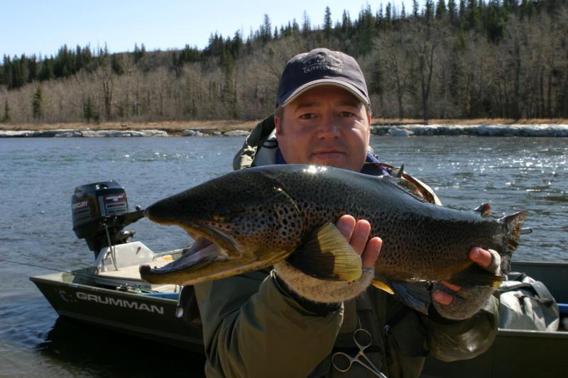 Frank with large Brown Trout
