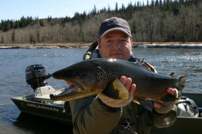 Frank with large Brown Trout