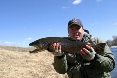 Frank with large Brown Trout