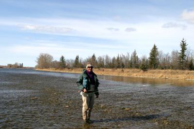 Upstream from the Deerfoot extension
