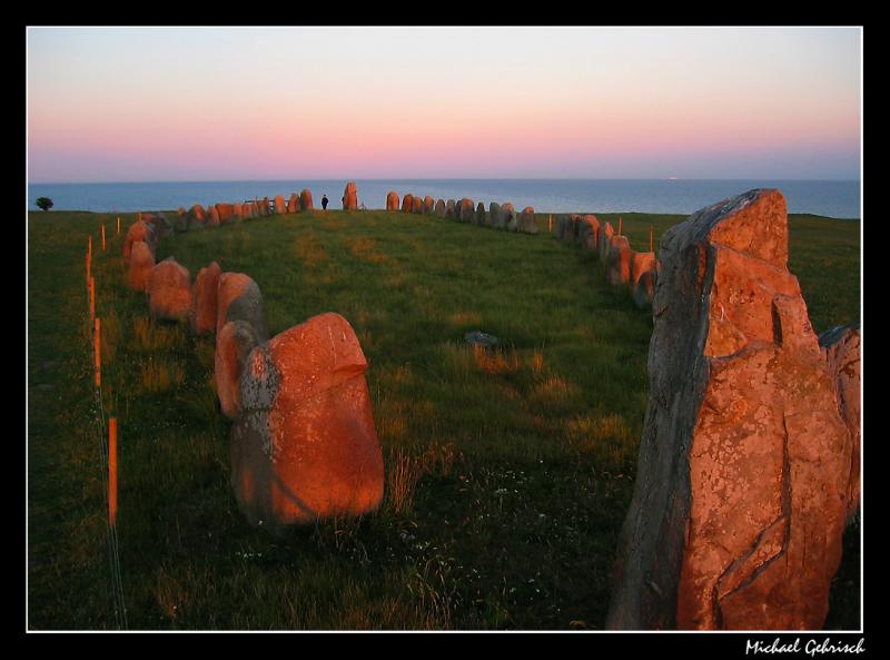 sunset at Ales Stenar