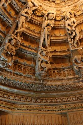 Detail - Jain Temple Ceiling, Jaisalmer Fort