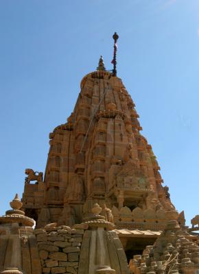 Detail - Jain Temple Steeple, Jaisalmer Fort