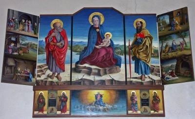 Painting in Wise Men Church - Vedasco