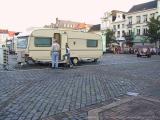 Turnhout (Belgium) Grote Markt  - 6.8.2002 - 14 dagen kamperen op de Grote Markt ...