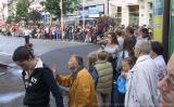 Turnhout (Belgium) Grote Markt - 6.8.2002 - Marktinvasie door de foorkramers onder grote belangstelling  ...