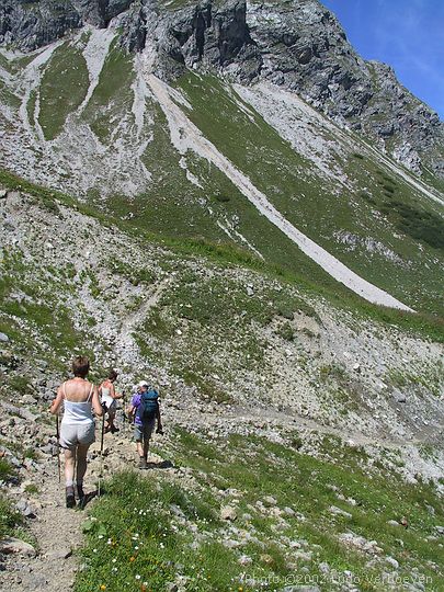 Kleinwalsertal - Widdersteinrundtour - Abstieg ins Gemsteltal