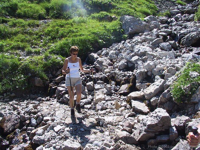 Kleinwalsertal - Widdersteinrundtour - Abstieg ins Gemsteltal