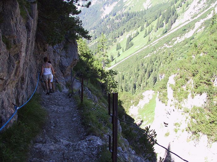 Kleinwalsertal - Widdersteinrundtour - Abstieg ins Gemsteltal