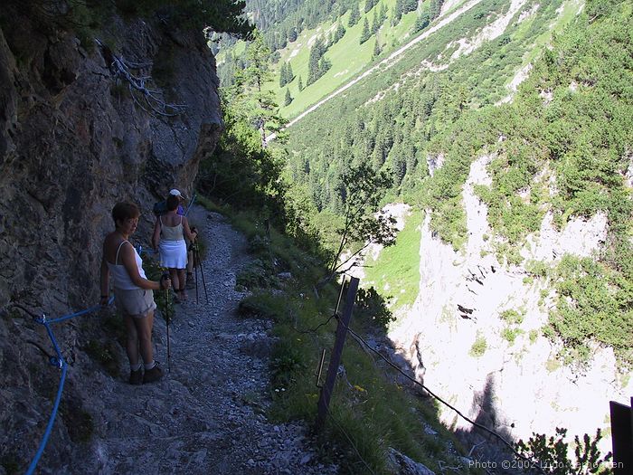 Kleinwalsertal - Widdersteinrundtour - Abstieg ins Gemsteltal