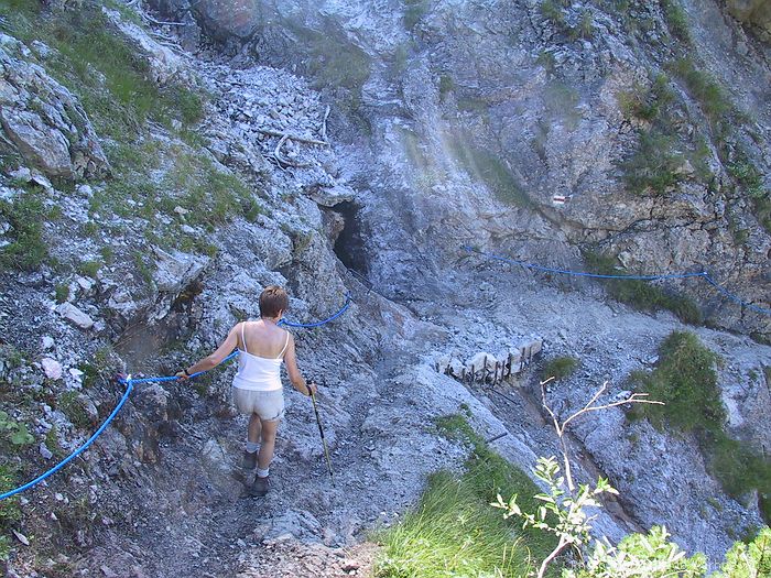 Kleinwalsertal - Widdersteinrundtour - Abstieg ins Gemsteltal